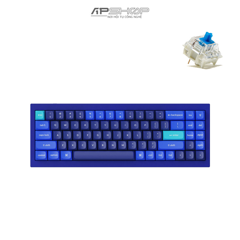 Bàn phím Keychron Q7 Navy Blue B Full Assembled | Chính hãng