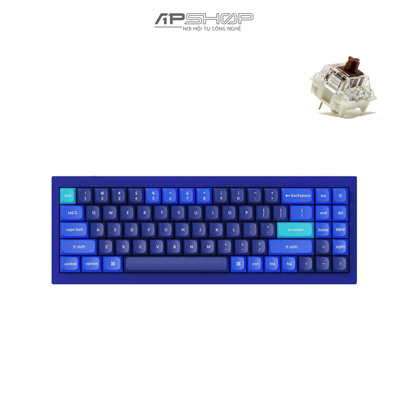 Bàn phím Keychron Q7 Navy Blue B Full Assembled | Chính hãng