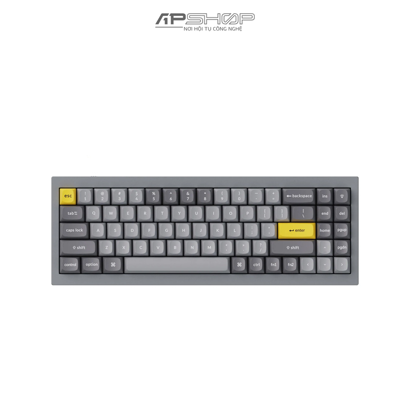 Bàn phím Keychron Q7 Silver Grey A Full Assembled | Chính hãng