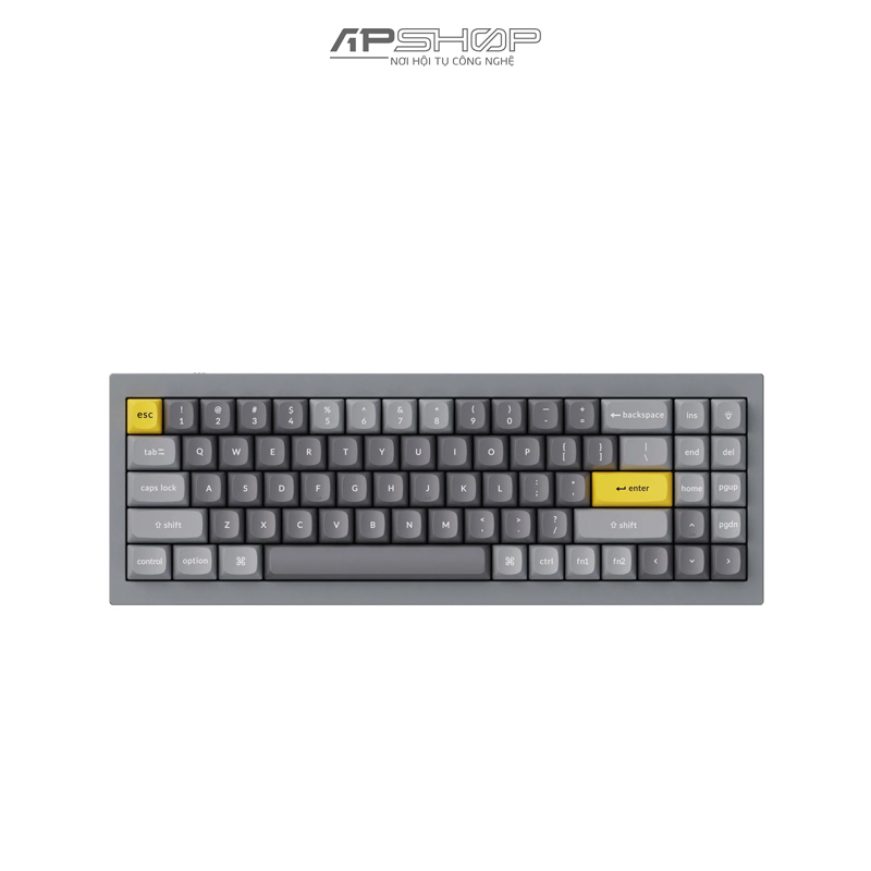 Bàn phím Keychron Q7 Silver Grey B Full Assembled | Chính hãng