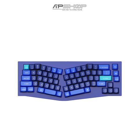 Bàn phím Keychron Q8 Navy Blue B Không Knob Full Assembled | Chính hãng