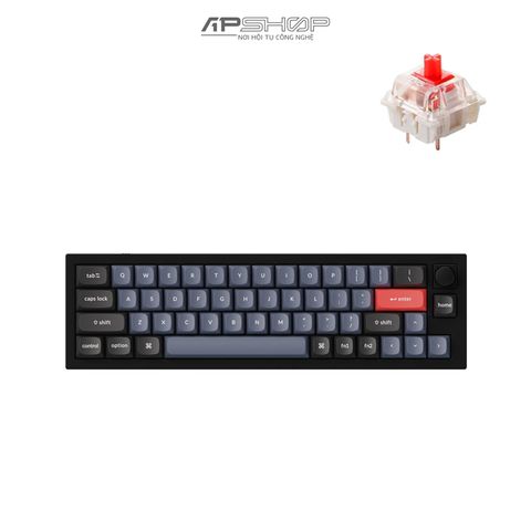 Bàn phím Keychron Q9 Carbon Black A Có Knob Full Assembled | Chính hãng