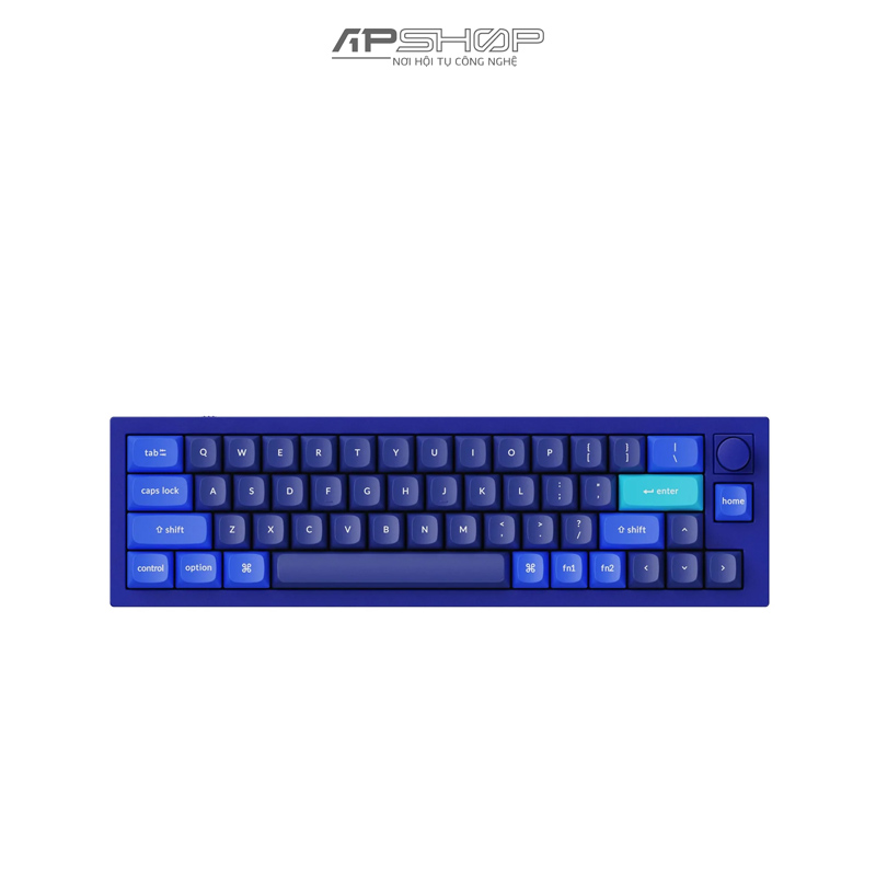Bàn phím Keychron Q9 Navy Blue B Có Knob Full Assembled | Chính hãng