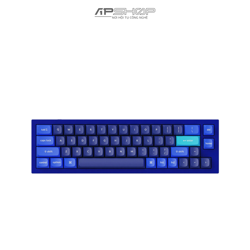 Bàn phím Keychron Q9 Navy Blue B Không Knob Full Assembled | Chính hãng