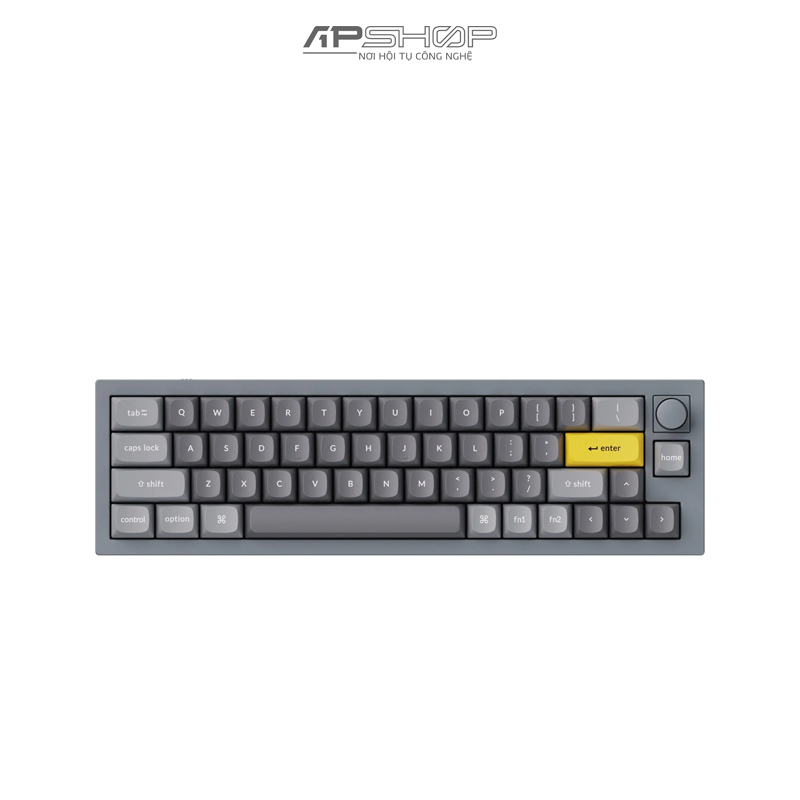 Bàn phím Keychron Q9 Silver Grey B Có Knob Full Assembled | Chính hãng