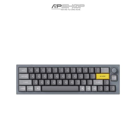 Bàn phím Keychron Q9 Silver Grey B Có Knob Full Assembled | Chính hãng