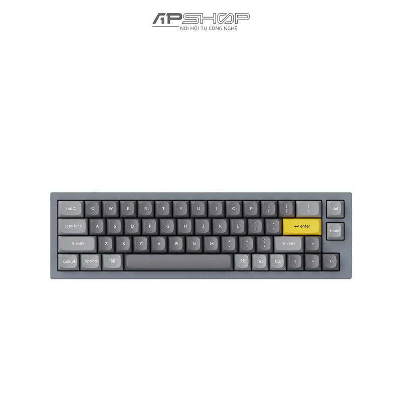 Bàn phím Keychron Q9 Silver Grey B Không Knob Full Assembled | Chính hãng