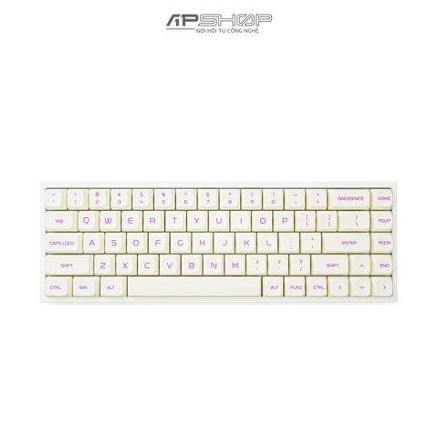 Bàn phím Keycool GZ68 A02 Milk Purple RGB 3 Modes Bluetooth / Wireless Hotswap | Chính hãng