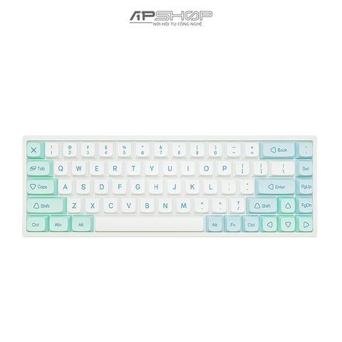 Bàn phím Keycool GZ68 B01 Mint RGB 3 Modes Bluetooth / Wireless Hotswap | Chính hãng