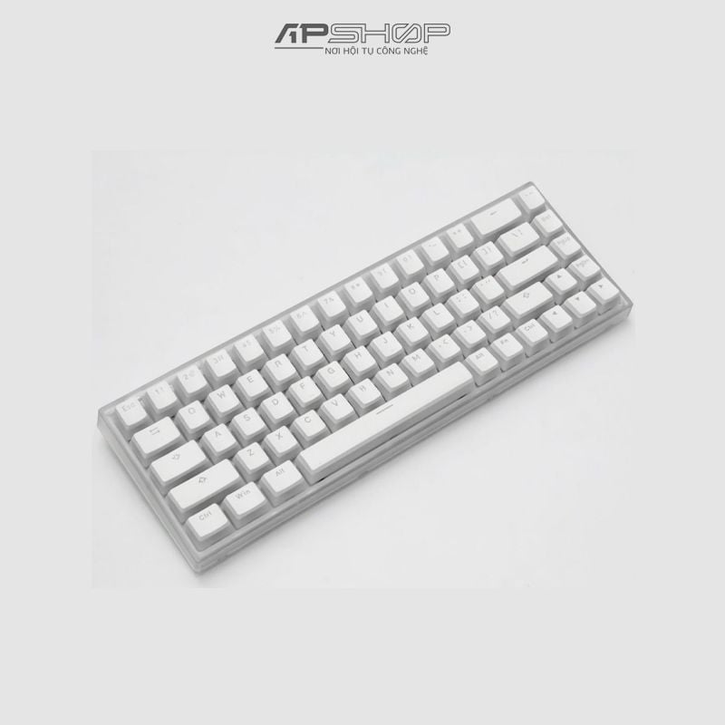 Bàn phím KEYCOOL GZ68 Pro Transprent Pudding 3 Mode RGB | Chính hãng