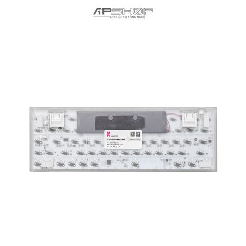 Bàn phím KEYCOOL GZ68 Pro Transprent Pudding 3 Mode RGB | Chính hãng