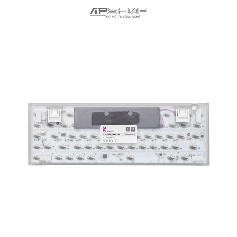 Bàn phím KEYCOOL GZ68 Pro Transprent Pudding 3 Mode RGB | Chính hãng