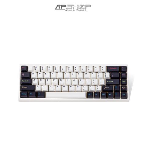 Bàn phím Keydous NJ68 Max AP White Case Steel Plate 3 Mode Bluetooth + Wireless | Chính hãng