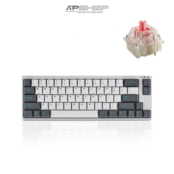 Bàn phím Leopold FC660M BT White Darkgray Black Font Bluetooth | Chính hãng