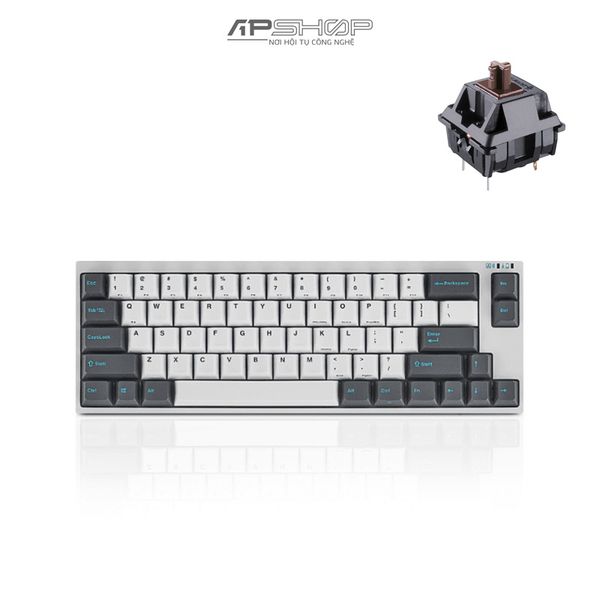 Bàn phím Leopold FC660M BT White Darkgray Black Font Bluetooth | Chính hãng