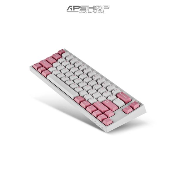 Bàn phím Leopold FC660M BT White Pink Font Bluetooth | Chính hãng