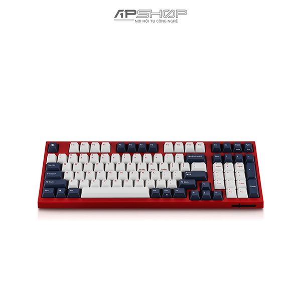 Bàn phím Leopold FC980M BT Blue Star White Red Font Bluetooth | Chính hãng