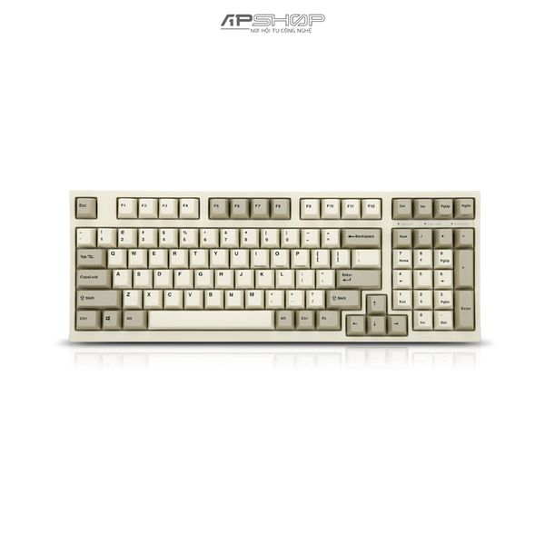 Bàn phím Leopold FC980MPD White Grey - Hàng chính hãng