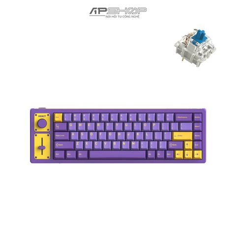 Bàn phím MIKIT D65 CURRANT RGB Hotswap Gasket Mount 3 Mode Bluetooth + Wireless | Chính hãng