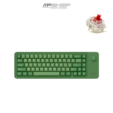 Bàn phím MIKIT M65 EVERGREEN RGB Gasket Mount 3 Mode Bluetooth + Wireless | Chính hãng