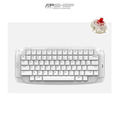 Bàn phím MIKIT MK72 INNOCENCE RGB Hotswap 3 Mode Bluetooth + Wireless HHKB Layout | Chính hãng