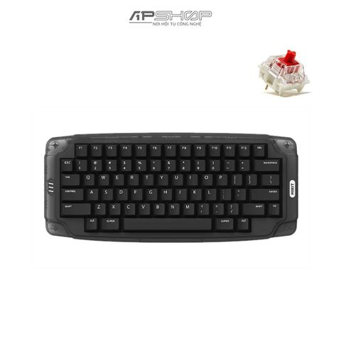 Bàn phím MIKIT MK72 OBSIDIAN RGB Hotswap 3 Mode Bluetooth + Wireless HHKB Layout | Chính hãng