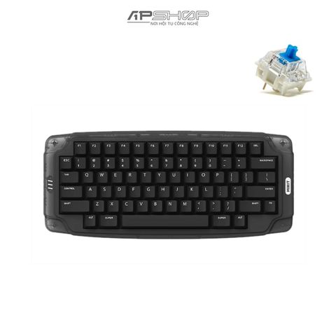 Bàn phím MIKIT MK72 OBSIDIAN RGB Hotswap 3 Mode Bluetooth + Wireless HHKB Layout | Chính hãng