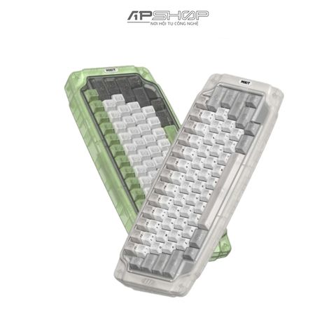 Bàn phím MIKIT MK72 White Sage RGB Hotswap 3 Mod | Chính hãng