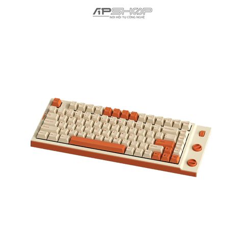 Bàn phím MIKIT T80 HAZEL CHOC RGB Hotswap 3 Mode Bluetooth + Wireless | Chính hãng