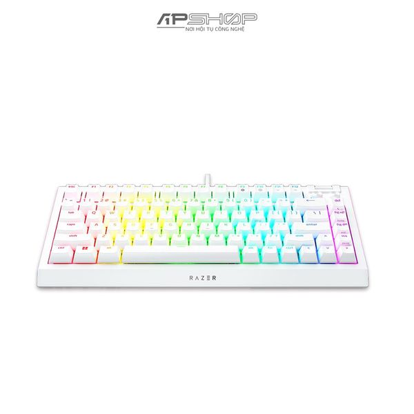 Bàn phím Razer Blackwidow V4 75% Hotswap White | Chính hãng