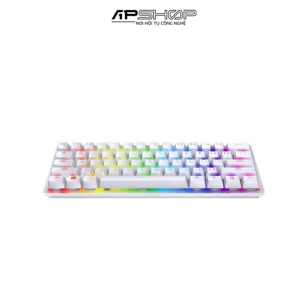 Bàn Phím Razer Huntsman V3 Pro Mini 60% | White | Analog Optical | Chính hãng