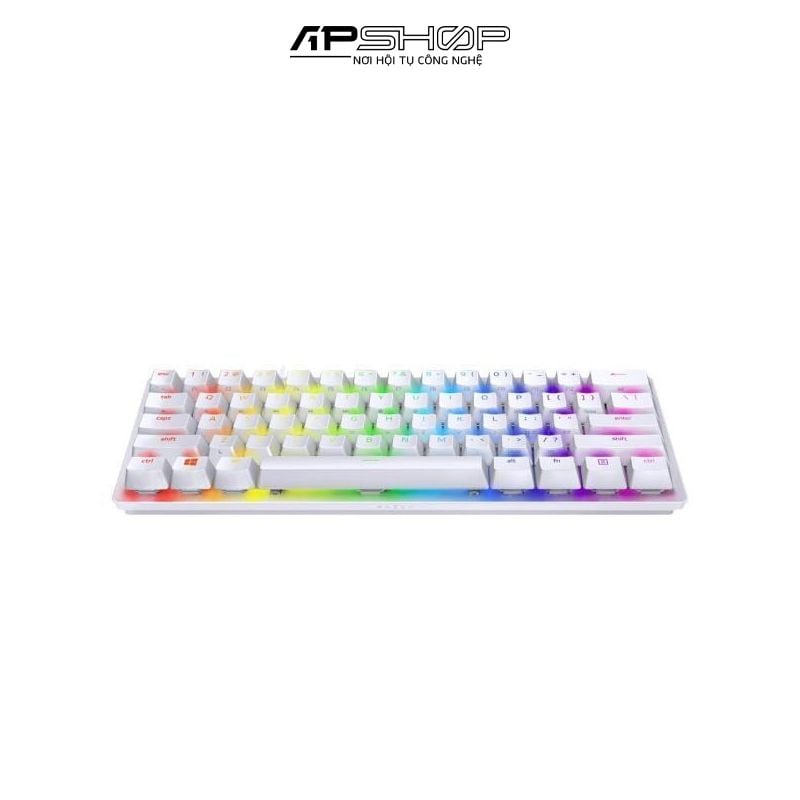 Bàn Phím Razer Huntsman V3 Pro Mini 60% | White | Analog Optical | Chính hãng
