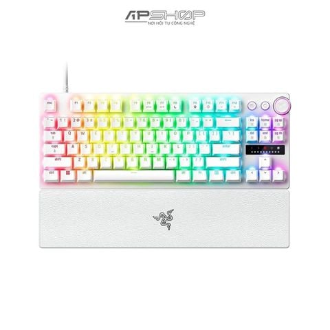 Bàn Phím Razer Huntsman V3 Pro Tenkeyless Analog Optical Esports - White Edition | Chính hãng