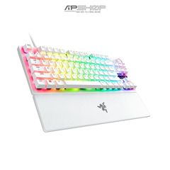 Bàn Phím Razer Huntsman V3 Pro Tenkeyless Analog Optical Esports - White Edition | Chính hãng