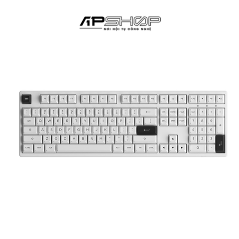 Bàn Phím AKKO 3108 RF Black on White | Wireless 2.4Ghz | Chính hãng