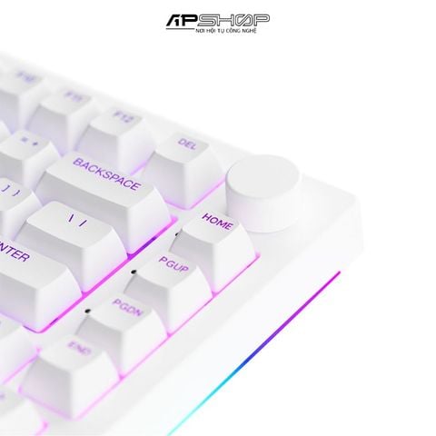 Bàn phím AKKO 5075B Plus White (Multi-modes / RGB / Gasket mount)