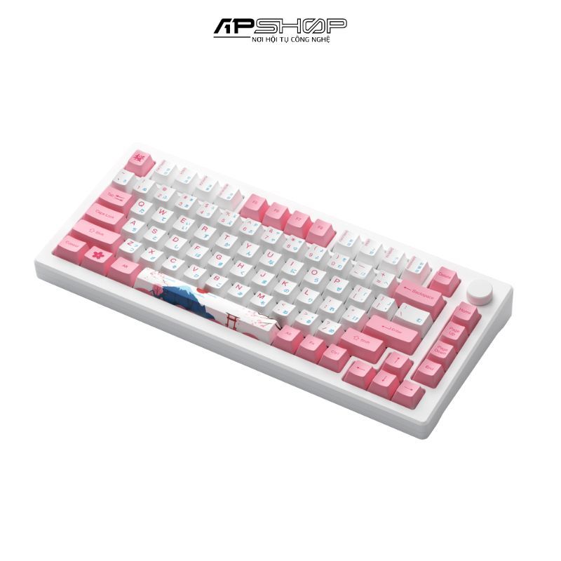 Bàn phím AKKO MOD007B-HE PC Tokyo Sakura Pink (Hotswap,RGB / USB Type C 8K Hz/ Magnetic Switch / Rapid Trigger)