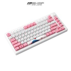 Bàn phím AKKO MOD007B-HE PC Tokyo Sakura Pink (Hotswap,RGB / USB Type C 8K Hz/ Magnetic Switch / Rapid Trigger)