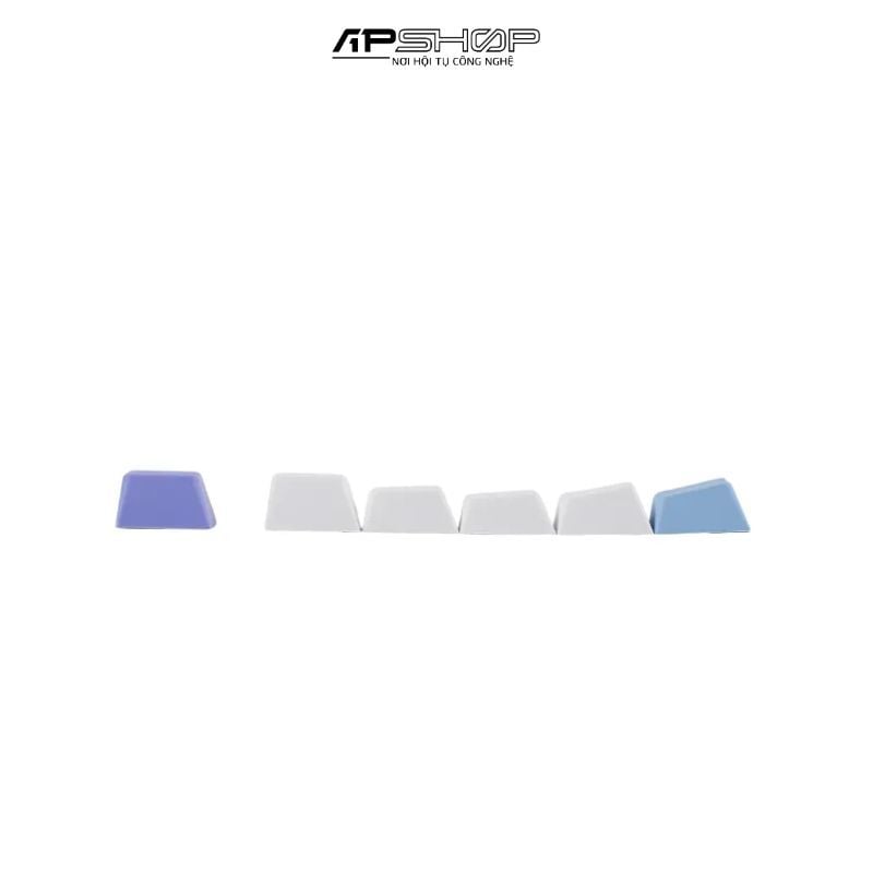 Bàn phím cơ Aula LEOBOG Hi75 | Màu xanh dương, trắng, tím