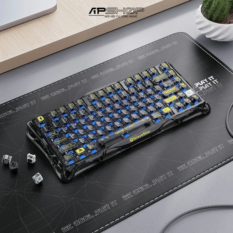 Bàn phím cơ Gravastar Mercury K1 Lite Black