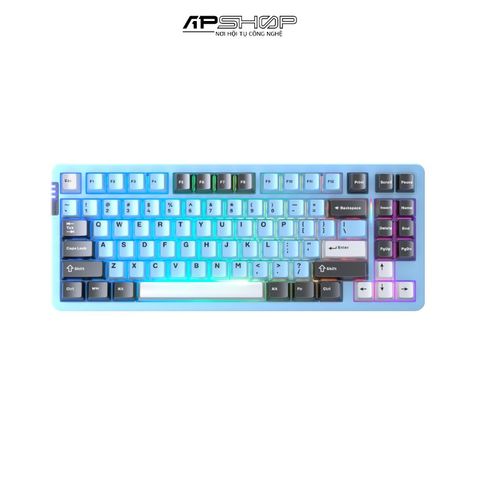 Bàn Phím Cơ Leobog Hi86 3 MODE (Phiên bản màu Đen+Xanh dương+Trắng/ Nimbus V3 switch)