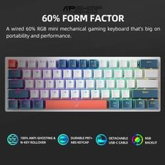 Bàn Phím Cơ Machenike K500-B61 RGB | Hotswap 3 Pin