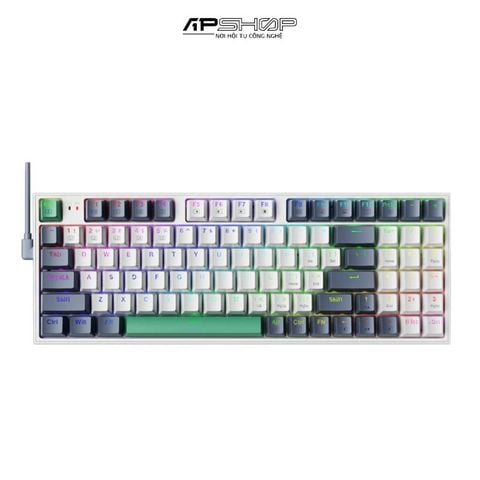 Bàn Phím Cơ Machenike K500-B94W RGB  3 Mod  Hotswap 3 Pin
