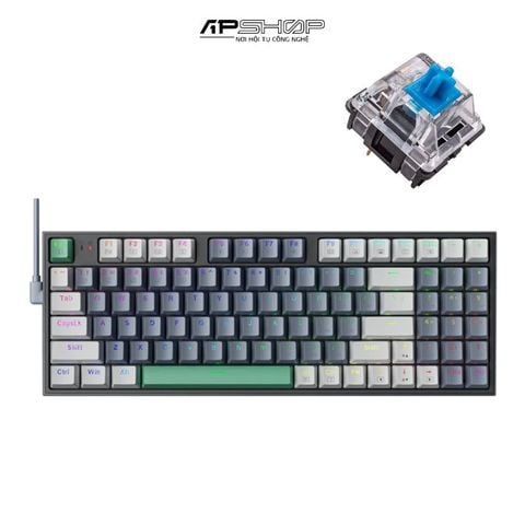 Bàn Phím Cơ Machenike K500-B94W RGB  3 Mod  Hotswap 3 Pin