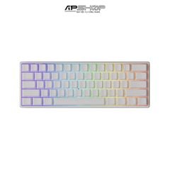 Bàn phím cơ MonsGeek FUN60 Pro SP White Glare Magnetic Switches