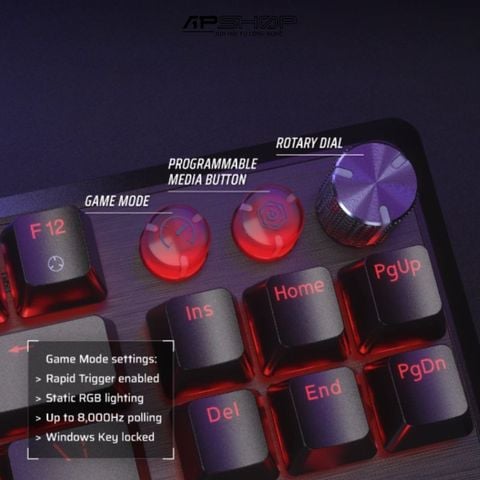 Bàn phím Corsair K70 PRO TKL RGB Black