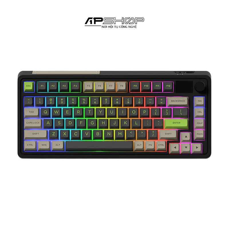 Bàn phím FL Esport CMK75SAM Desert Grey RGB Hotswap | 3 Mod | Chính hãng