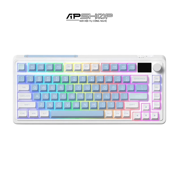 Bàn phím FL Esport CMK75SAM Lake Placid Blue RGB Hotswap | 3 Mod | Chính hãng