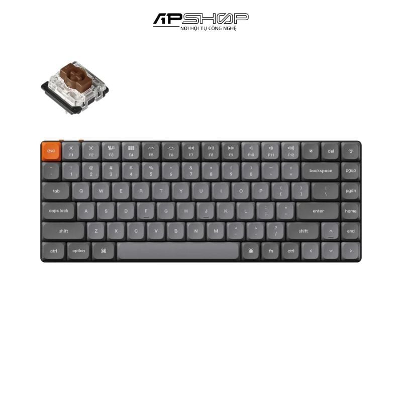 Bàn phím Keychron K3M B Black