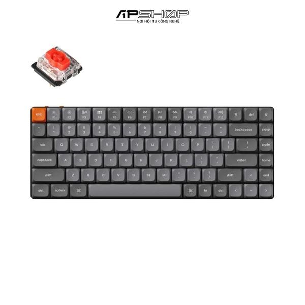 Bàn phím Keychron K3M H Black | Hot swap | Led RGB